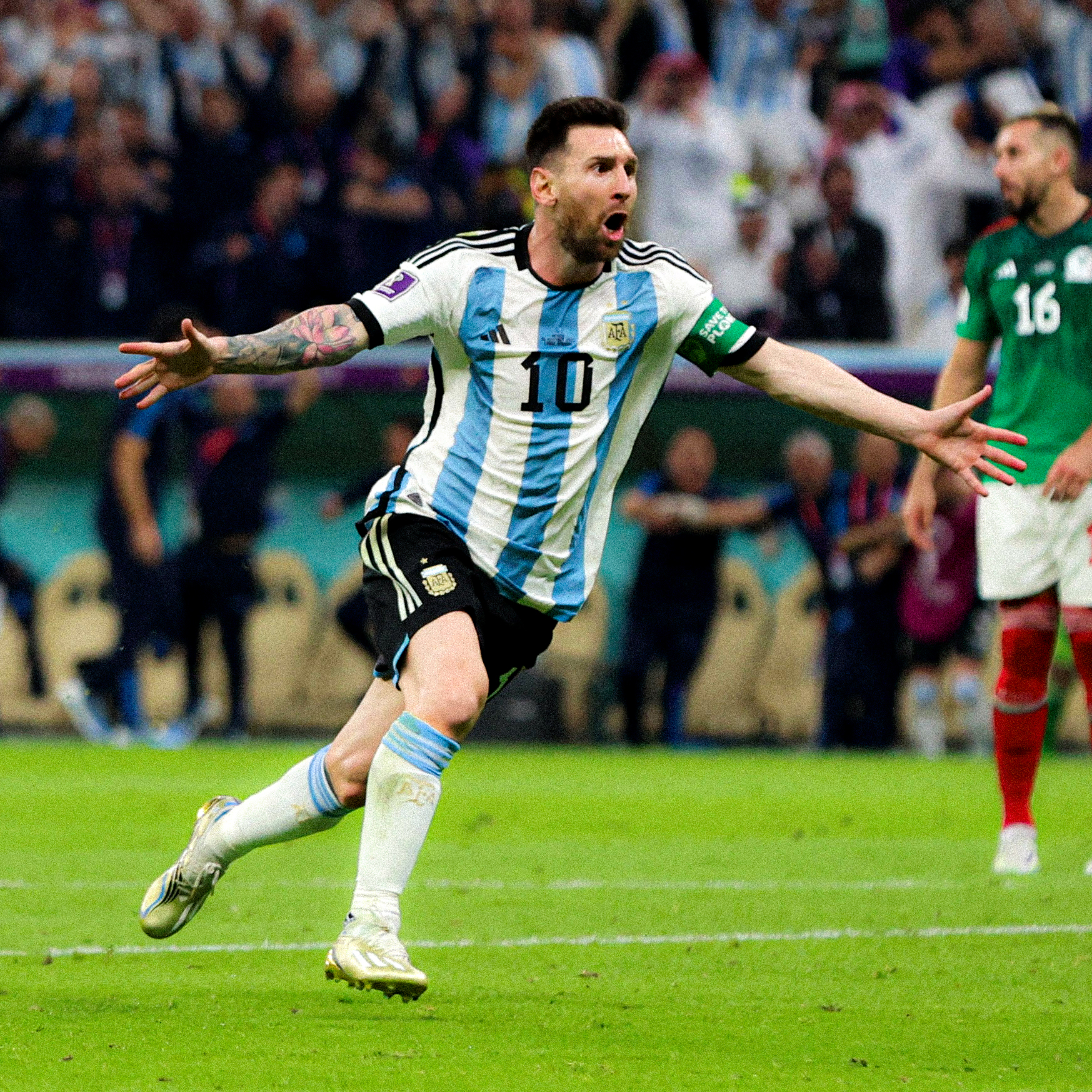 Argentina 2-0 Mexico; Messi Saves Argentina from Brink of Elimination