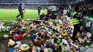 Real Betis Fans Throw Thousands of Toys in Pitch for Underprivileged Children