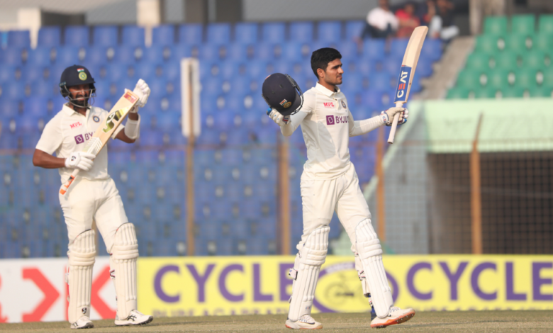 Ban vs India 1st Test: Shubhman Gill scores maiden hundred, Pujara reaches triple figures after 1443 days