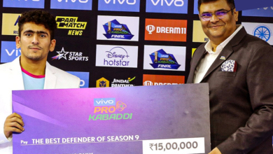 Pro Kabaddi: Ankush Rathee named as Best defender of PKL9; breaks record for most points in a season
