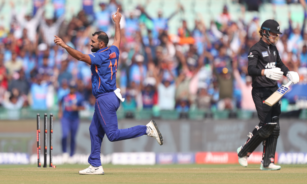 IND vs NZ: Shami bags three as bowlers curtain Kiwi innings for 108 in second ODI