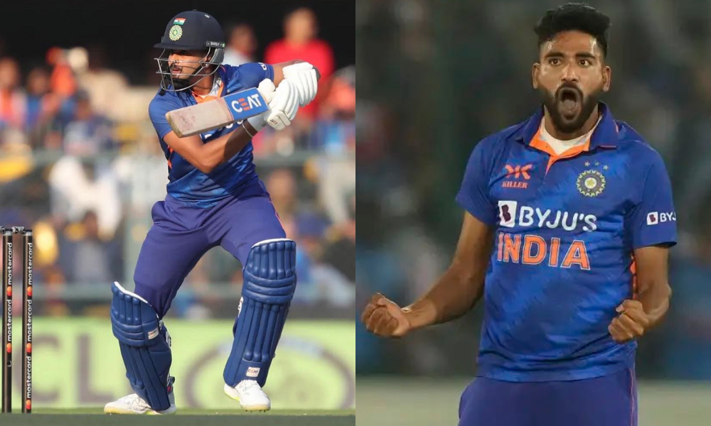 Shreyas Iyer, Siraj only Indians to feature in ICC Men's ODI Team of the Year 2022