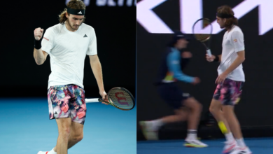 Watch: Tsitsipas almost hits ball boy in frustration; narrowly escapes disqualification in quarterfinal of AO