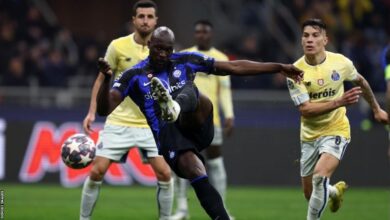 Inter Milan 1-0 FC Porto; Romelu Lukaku Scores the Lone Goal; Gives Milan First Leg Win