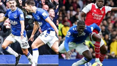 Arsenal 0-1 Everton; Tarkowski Header Beats Leaders Arsenal
