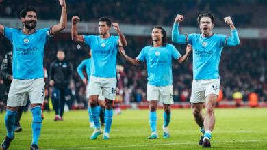 Manchester City beats Arsenal 3-1 at Emirates Stadium to announce their return to the Premier League title defense against London side