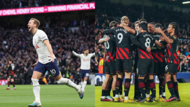 Tottenham 1-0 Man City: Harry Kane's record goal stings City's title defense