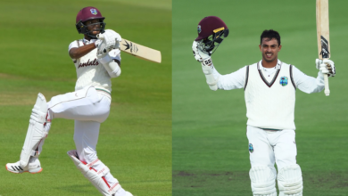 ZIM vs WI 1st Test: Centuries from Brathwaite and Chanderpaul helps West Indies extend their grip on another curtailed day