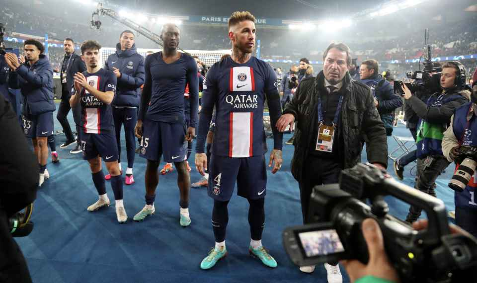 Tempers Flare as PSG's Ramos Shoves Photographer in Frustration After Champions League Loss