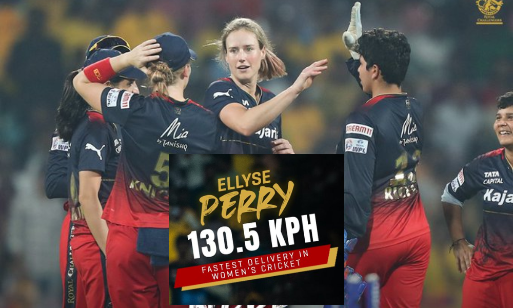 RCB's Ellyse Perry becomes the Fastest Bowler in Women's Cricket, Bowls a 130+ kph delivery in WPL 2023