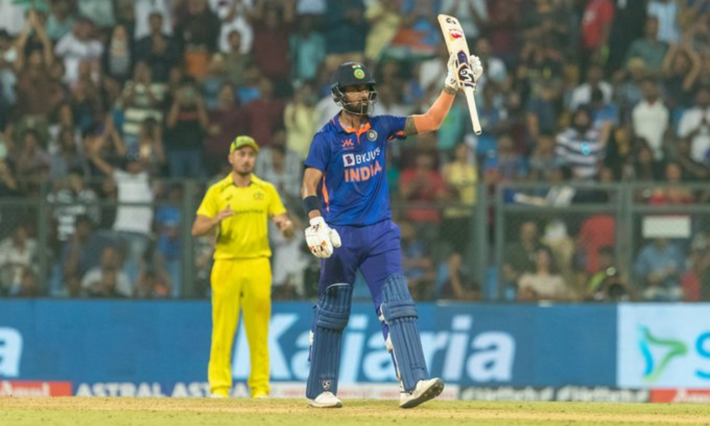 IND VS AUD ODI: KL Rahul's Nervy Fifty pulls out India from a Difficult stage to claim 1-0 lead in the ODI Series at Wankhede