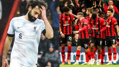 Bournemouth 1-0 Liverpool; Salah Misses Penalty First Time in Premier League