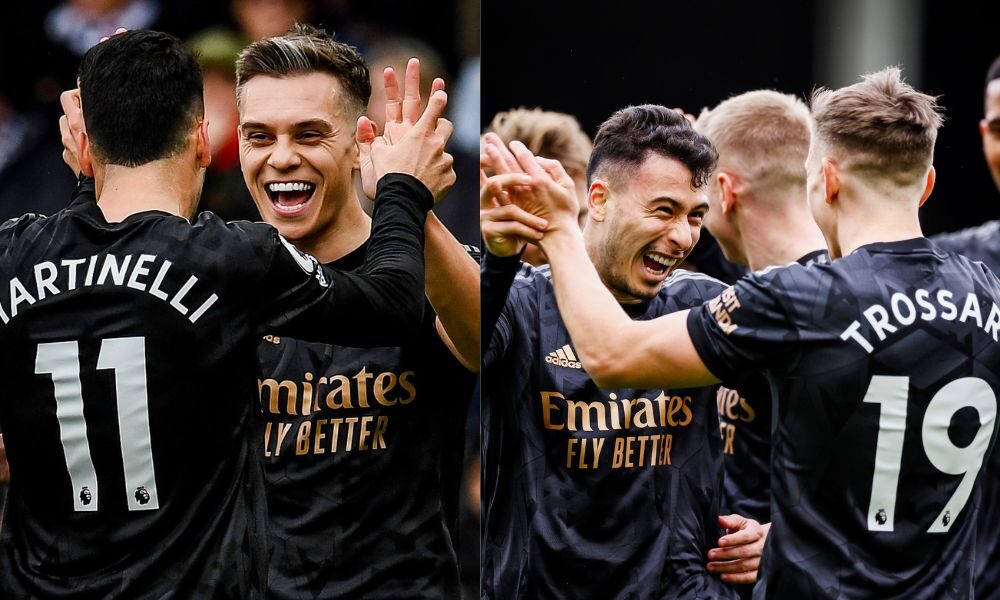 Leandro Trossard Makes Premier League History For Arsenal With First Half Assists Hat-Trick Against Fulham