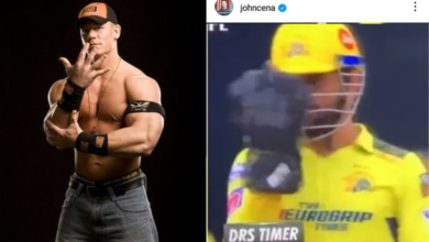 WWE Star John Cena Shares Picture Of MS Dhoni In Classic "You Can't See Me" Pose