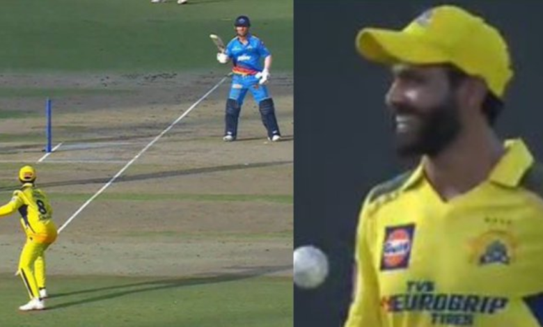 Watch: Jadeja Threatens Warner For Run-Out During CSK vs DC Clash, Batter Responds With Sword Celebration