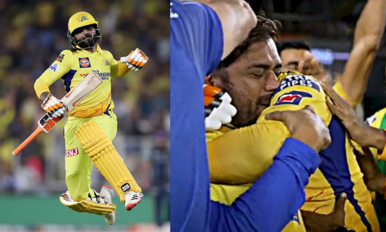 IPL 2023 Final: Jadeja finishes with a flourish as CSK defeat GT by 5 wickets to clinch 5th IPL Title; Watch Dhoni's priceless reaction