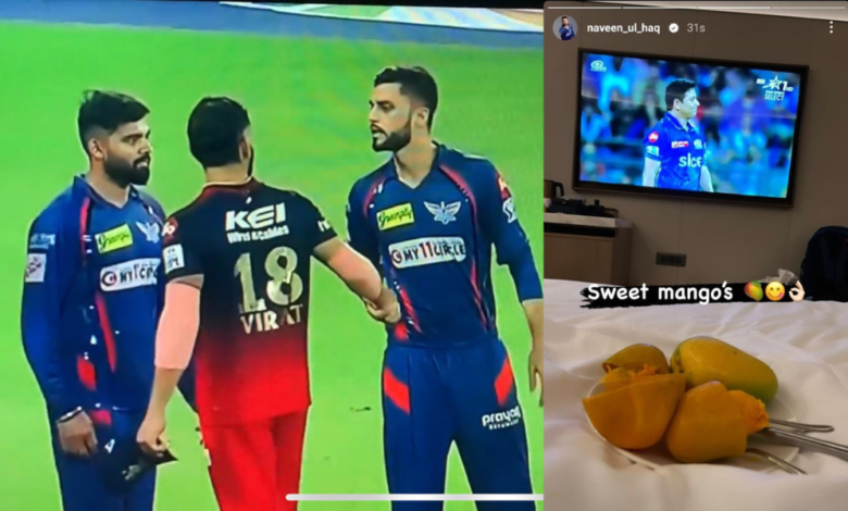 Naveen-ul-Haq's "Sweet Mango" Post During MI vs RCB IPL 2023 Game Sparks Fresh Speculation About Virat Kohli Spat