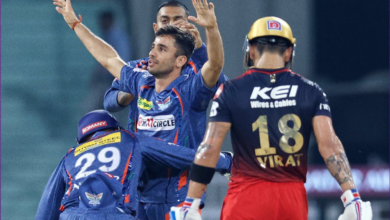 IPL 2023: Ravi Bishnoi leads LSG to victory over RCB despite getting hit by umpire