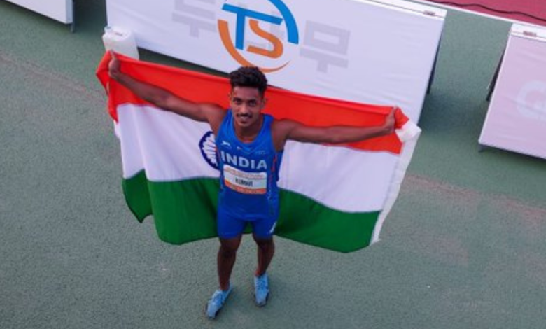 Sunil Kumar Clinches Gold in Men's Decathlon at Asian U20 Athletics Championship