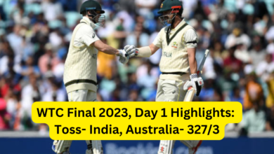 IND vs AUS, WTC Final 2023: Smith and Head help Aussies dominate the Day 1, Finish with a strong 327/3 