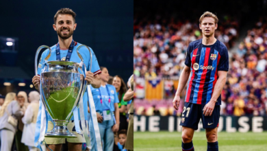 Manchester City and Barcelona