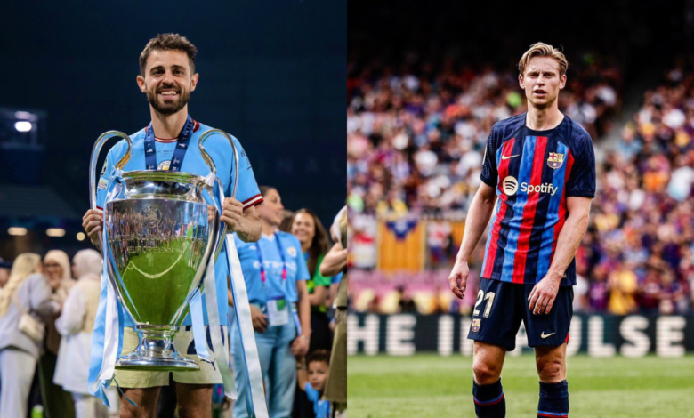 Manchester City and Barcelona