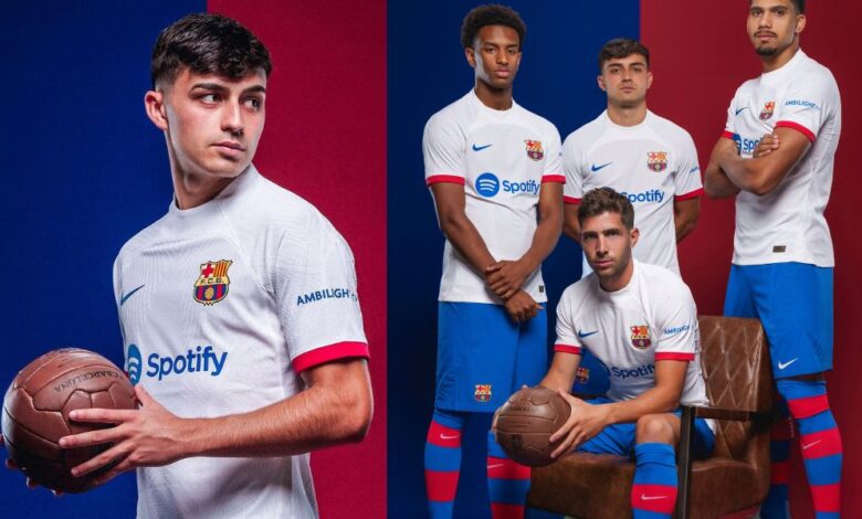 Barcelona Unveil White Away Kit First Time in 44 Years