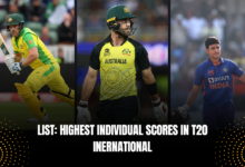 List: Highest individual scores in T20 Inernational