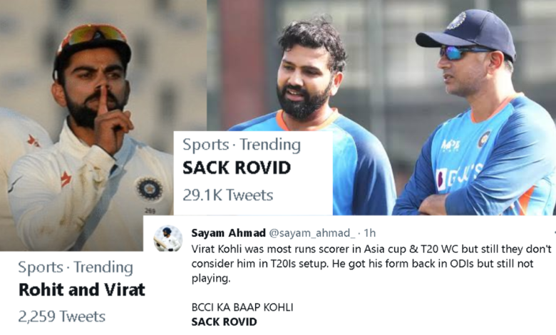 What is "SACK ROVID"? Why is it Trending on Twitter after Virat Kohli, Rohit Sharma Rested Again In Series Decider?