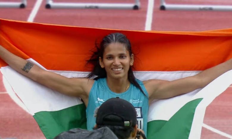 India's Jyothi Yarraji Shatters National Record, Wins Historic 100m Hurdles Bronze at WUG