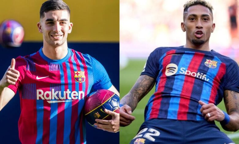 Ferran Torres gets Barcelona’s New Jersey 7, Raphinha gets Jersey 11 with Dembele Exit