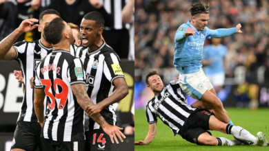 Newcastle United knock Manchester City out of the Carabao Cup