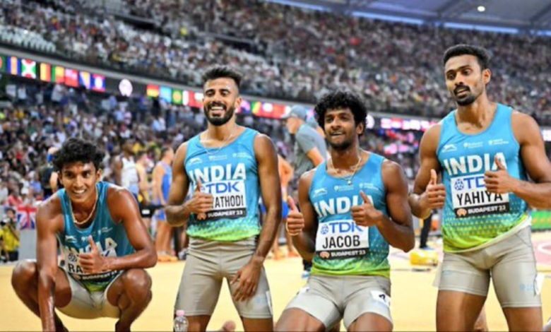 India's Men's Relay Team Joins TOPS Program Ahead of Paris Olympics