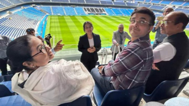Sourav Ganguly and Mamata Banerjee Explore Santiago Bernabeu Stadium in Madrid