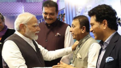 Sachin Tendulkar Joins PM Modi and CM Yogi in Laying Foundation Stone for Varanasi Cricket Stadium
