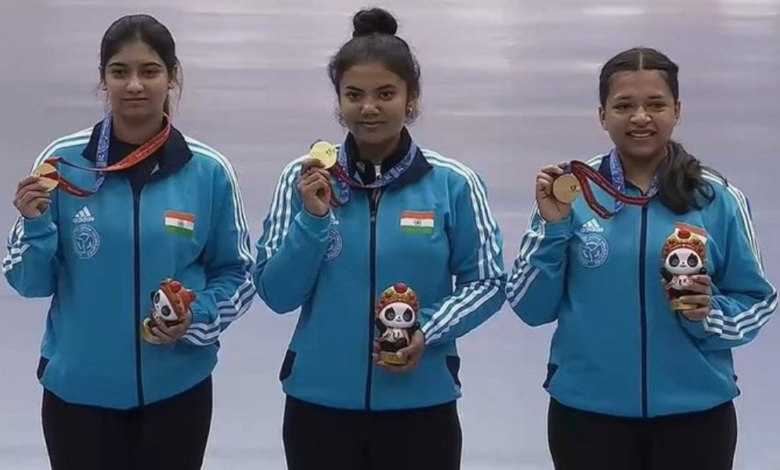 Indian Shooting Team Clinches Silver in Women's 50m Rifle 3P at Asian Games 2023