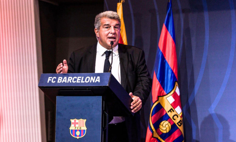 Barcelona president Joan Laporta charged with bribery in Negreira case