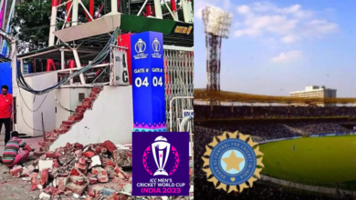 Part of Eden Gardens wall collapses just days ahead of first World Cup match