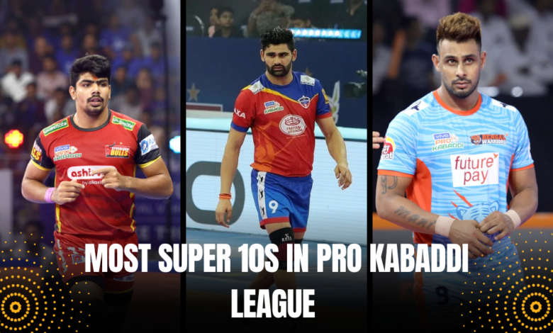 PKL Players with Most Super 10s in Pro Kabaddi League Matches (Updated 2023)