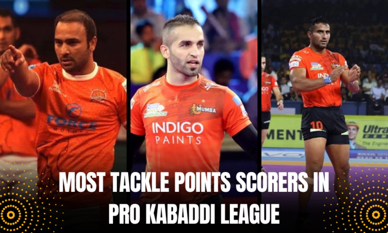 All Time Most Tackle Points Scorers in Pro Kabaddi League