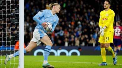 Erling Haaland breaks Champions League record in Man City's 3-2 win over Leipzig