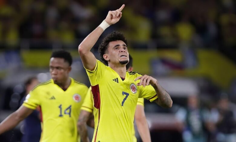 Luis Diaz: Liverpool winger scores a brace, hands Colombia a comeback victory against Brazil, emotional scenes emerge with his father in attendance, a week after his kidnapping release