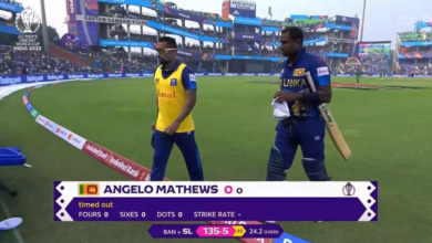World Cup 2023: Angelo Mathews becomes the first cricketer in history to be out on 'timed out'