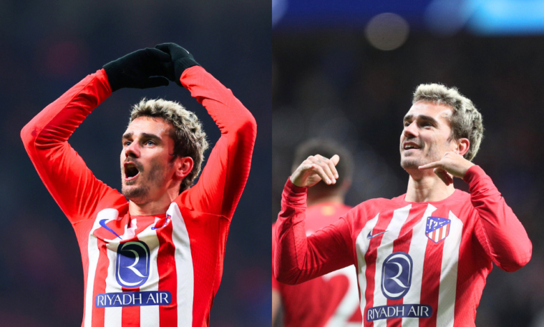 Antoine Griezmann becomes Atletico Madrid's joint all-time top goal scorer