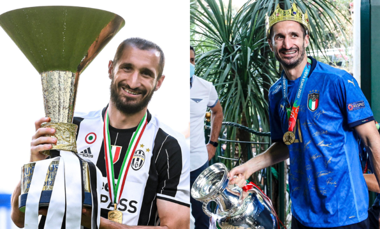 Italy and Juventus legend Giorgio Chiellini announces retirement from football