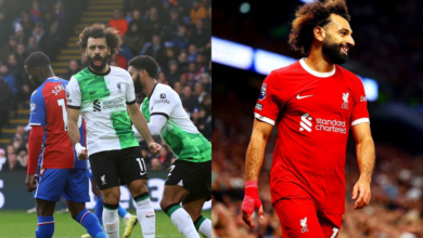 Mohamed Salah scores 200th Liverpool goal as they move top of the table