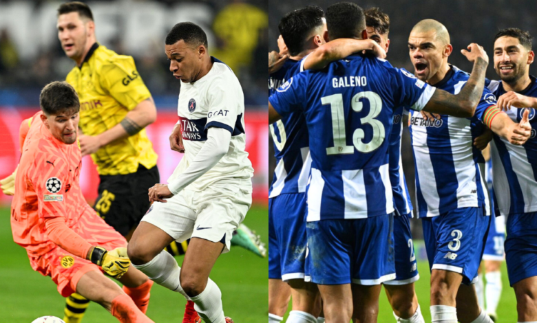 PSG, FC Porto qualify for the Champions League Round of 16