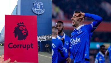 Everton: Toffees' Premier League protests continue as they flash "corrupt" message at away win against Nottingham Forest