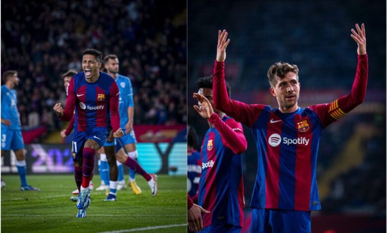 FC Barcelona 3-2 Almeria: Sergi Roberto scores brace as Barca overcome a sturdy Almeria test, ends year on a high