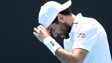 Matteo Berrettini Withdraws from Australian Open, Stefanos Tsitsipas Clash Cancelled